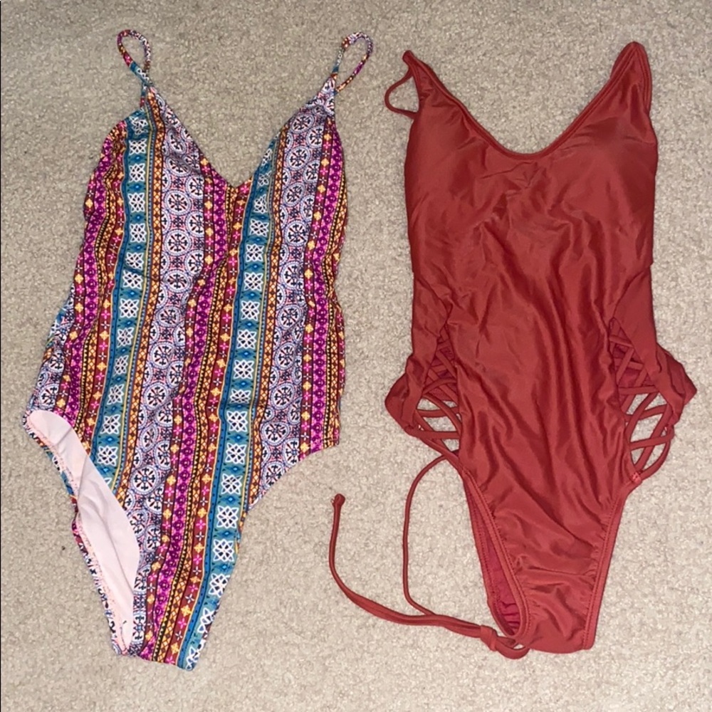 Xhilaration one piece swimsuits bundle NWTs!